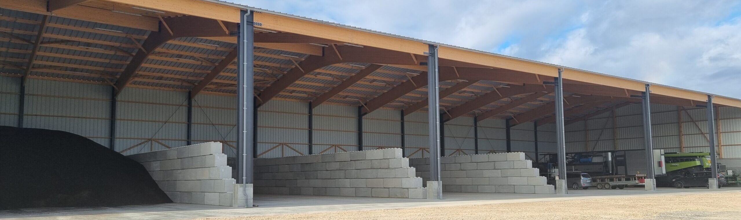 Réalisations hangar agricole stockage - bâtiment séchage bois